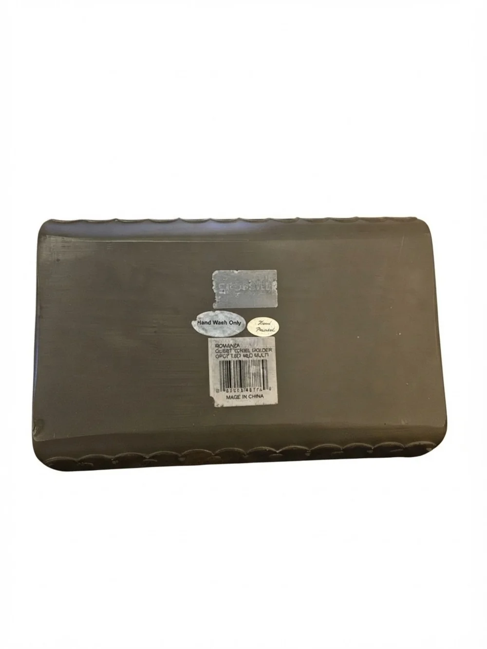 Vintage Croscill Romanza Guest Towel Holder Vanity Tray (0311)